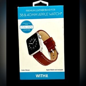 WITHit Italian Leather Apple Watch Strap 38/40MM